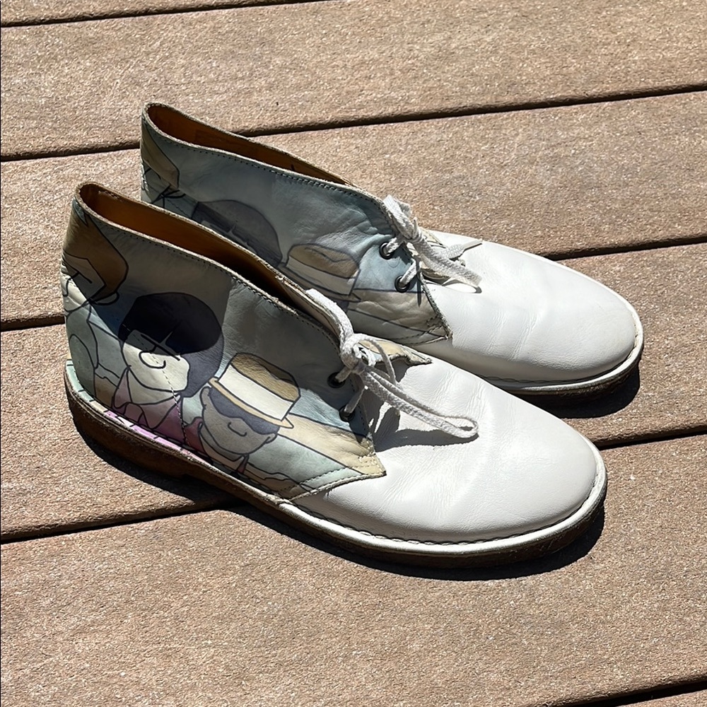 Men's Clarks  Pete McKee limited edition desert boots Men Size 9 - Picture 10 of 12